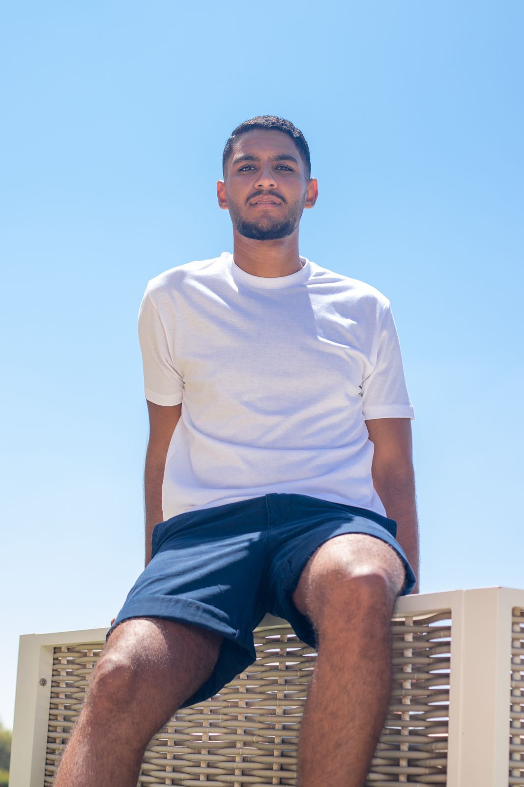 White Short-Sleeve Basic T-Shirt